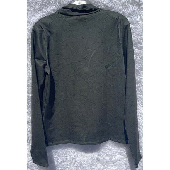 NWT Under Armour Womens Small Cold Weather Funnel Neck Shirt Green Long Sleeve - Picture 9 of 10
